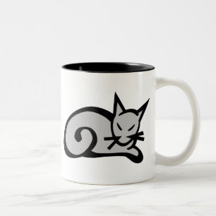 Tasse 2 Couleurs Chat