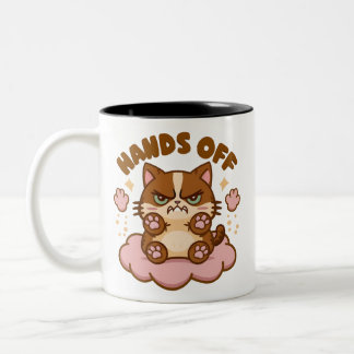 Tasse 2 Couleurs Chat anti-social mignon