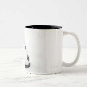 Tasse 2 Couleurs Chat blanc avec les taches noires