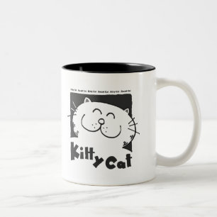 Tasse 2 Couleurs Chat de Kitty - chat futé