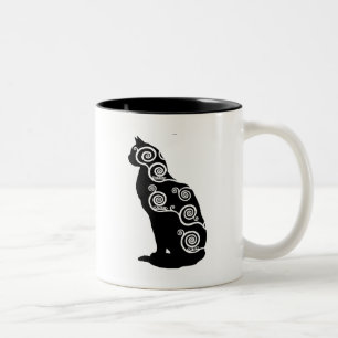 Tasse 2 Couleurs Chat de style de Klimt