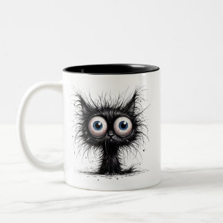 Tasse 2 Couleurs Chat effilé
