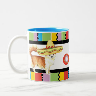 Tasse 2 Couleurs Chat long Fiesta Chihuahua