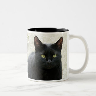 Tasse 2 Couleurs Chat noir