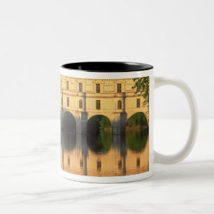 Tasse 2 Couleurs Château de Chenonceau, rivière Cher, Loir-et-Cher,