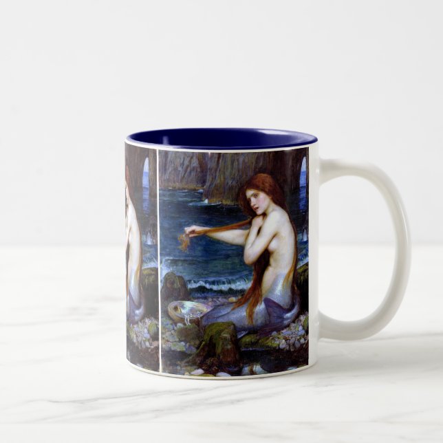 Tasse 2 Couleurs Château d'eau : La sirène (Droit)