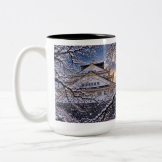 Tasse 2 Couleurs Château d'Osaka et Tenjinbashi-suji