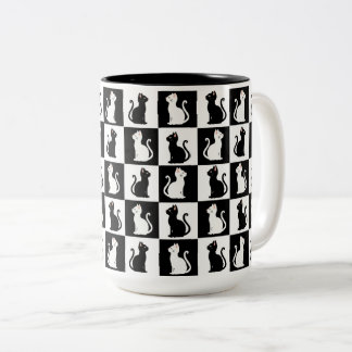Tasse 2 Couleurs chats