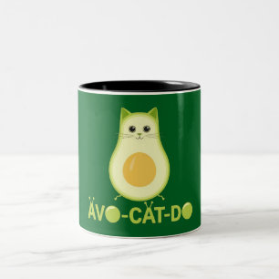 Tasse 2 Couleurs chatte de chat avocat