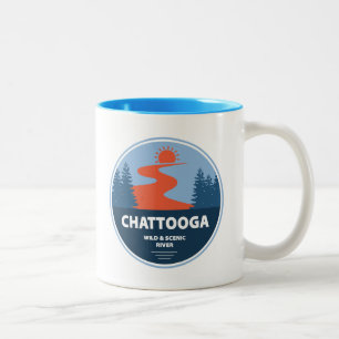 Tasse 2 Couleurs Chattooga Wild Et Rivière Pittoresque