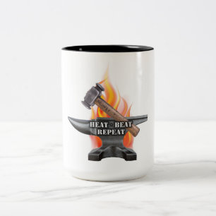 Tasse 2 Couleurs Chauffage, battage et répétition de la boue de m
