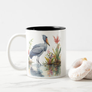 Tasse 2 Couleurs Chaussure Bouche Aquarelle peinture