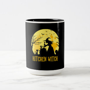Tasse 2 Couleurs Chef cuisine cadeau halloween sorcière cuisine