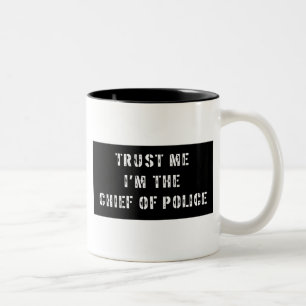 Tasse 2 Couleurs Chef de super héros de police