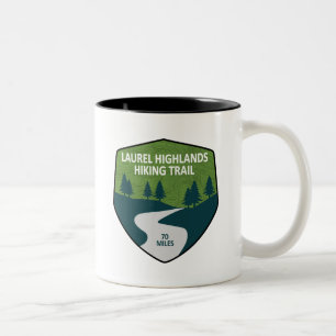 Tasse 2 Couleurs Chemin de Randonnée Laurel Highlands
