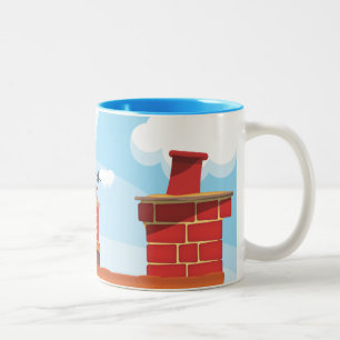 Tasse 2 Couleurs Cheminées Pots
