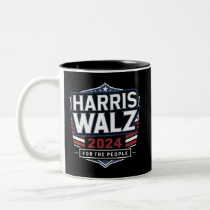 Tasse 2 Couleurs Chemise HarrisWaltz 2024 KamalaHarris TimWaltz 202