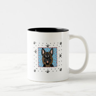 Tasse 2 Couleurs Chemises et cadeaux bergers allemands