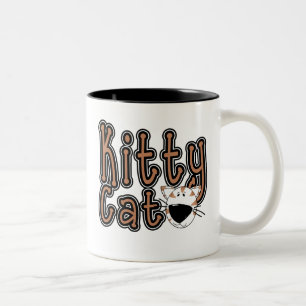 Tasse 2 Couleurs Chemises et cadeaux Cute Kitty Cat