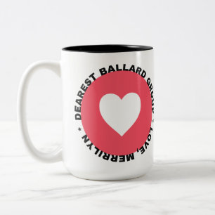 Tasse 2 Couleurs Cher Ballard, Amour Merrilyn