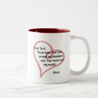 Tasse 2 Couleurs Cher seigneur Keep Your Arm Around…