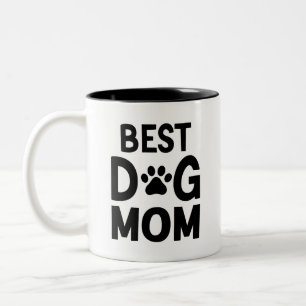 Tasse 2 Couleurs Chère maman de chien, Maman de chien drôle, Maman