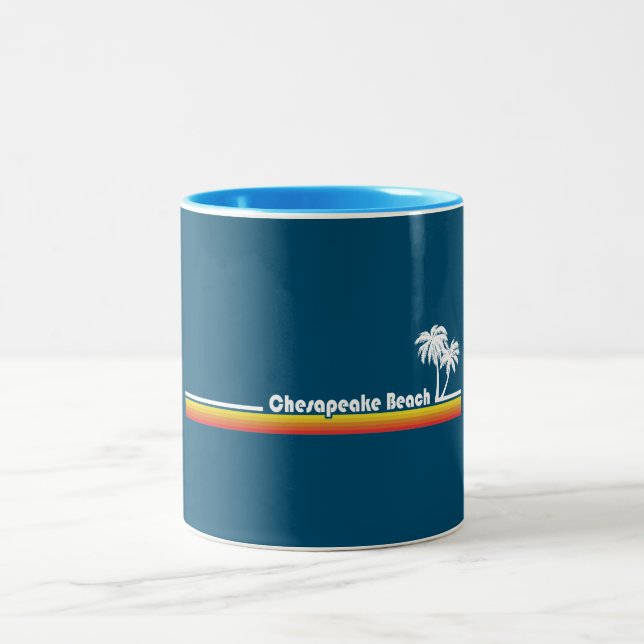 Tasse 2 Couleurs Chesapeake Beach Maryland (Centre)