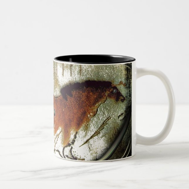 Tasse 2 Couleurs Cheval antique par Gregory Gallo (Droit)