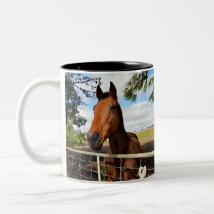 Tasse 2 Couleurs Cheval Brown Appelé Tulip,
