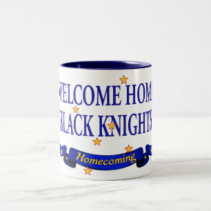 Tasse 2 Couleurs Chevaliers noirs à la maison bienvenus
