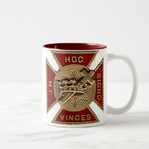 TASSE 2 COULEURS CHEVALIERS TEMPLAR