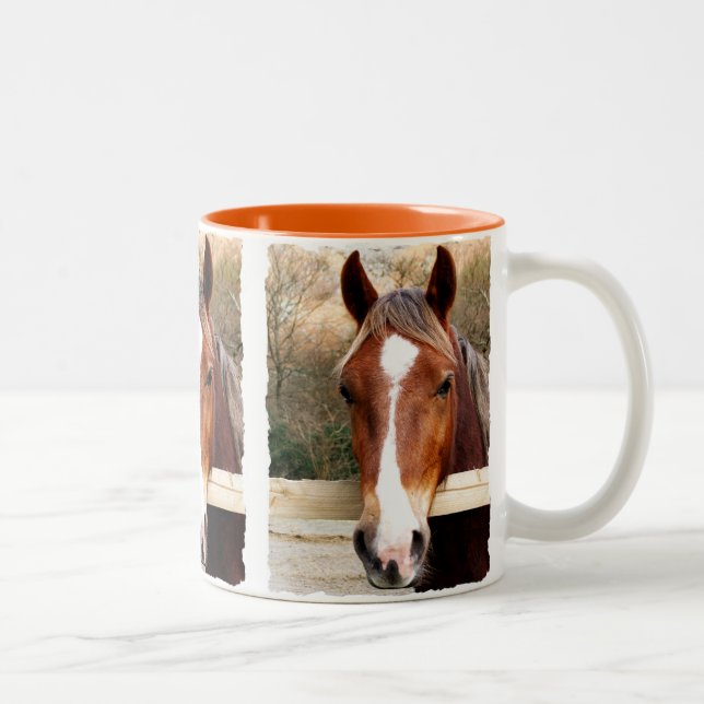 TASSE 2 COULEURS CHEVAUX (Droit)