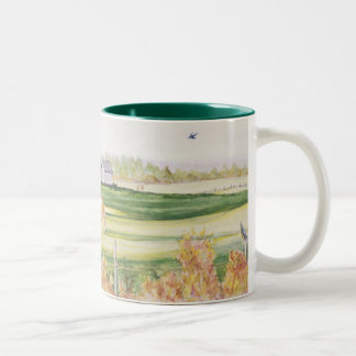 Tasse 2 Couleurs Chevaux dans une ferme