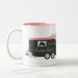 Tasse 2 Couleurs Cheveux pas d'importance - drôle de citation éques