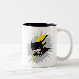 Tasse 2 Couleurs Chibi Batman Lightning Kick