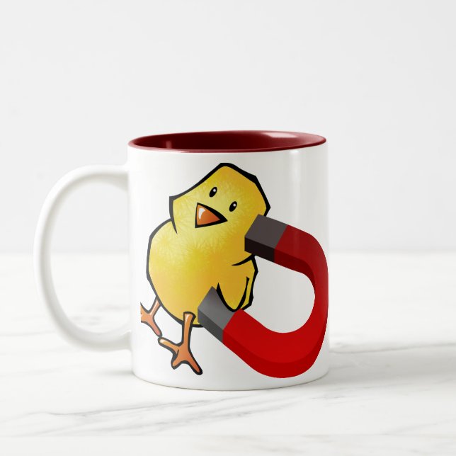 TASSE 2 COULEURS CHICKMAGNET (Gauche)