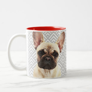 Tasse 2 Couleurs Chien de taureau français