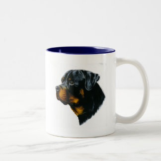 Tasse 2 Couleurs chien-rottweiler