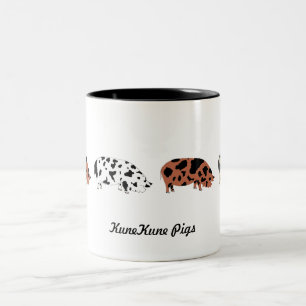 Tasse 2 Couleurs Chiens de KuneKune