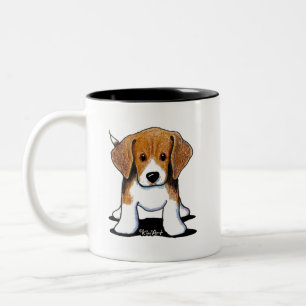 Tasse 2 Couleurs Chiot Beagle Mignon