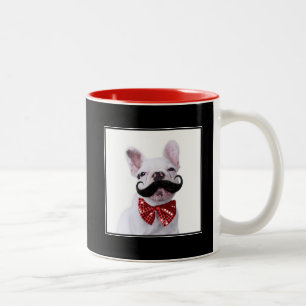 Tasse 2 Couleurs Chiot de chien de Taureau de Français avec la