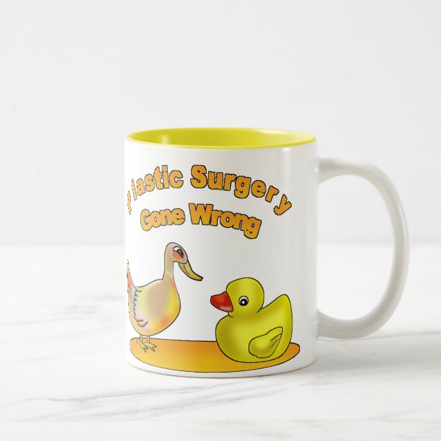 Tasse 2 Couleurs Chirurgie plastique allée mal (Droit)