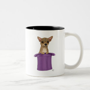 Tasse 2 Couleurs Chiwawa dans le casquette supérieur