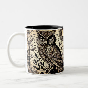 Tasse 2 Couleurs chouette