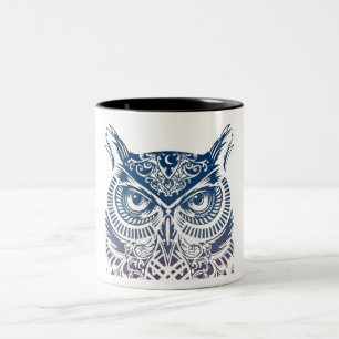 Tasse 2 Couleurs Chouette