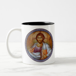 Tasse 2 Couleurs Christ Blessing
