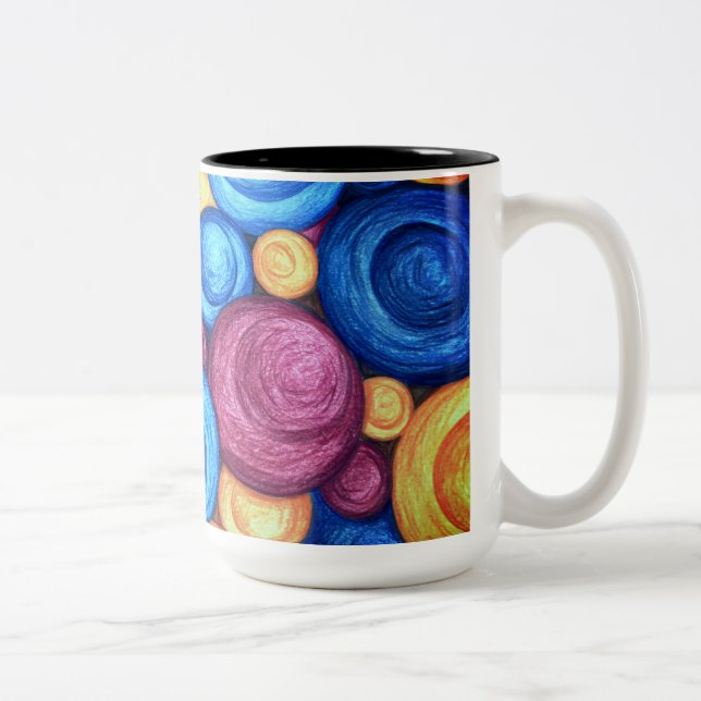 Tasse 2 Couleurs Circular (Droit)
