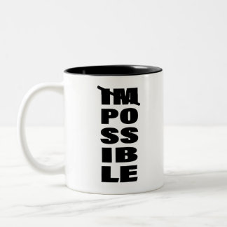 Tasse 2 Couleurs Citation Art Inspirationnelle Art Possibilités inf