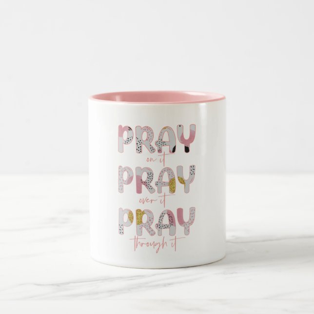 Tasse 2 Couleurs Citation chrétienne inspirée de la Bible (Centre)