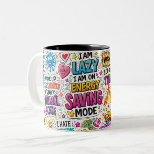 Tasse 2 Couleurs Citation drôle et sarcastique